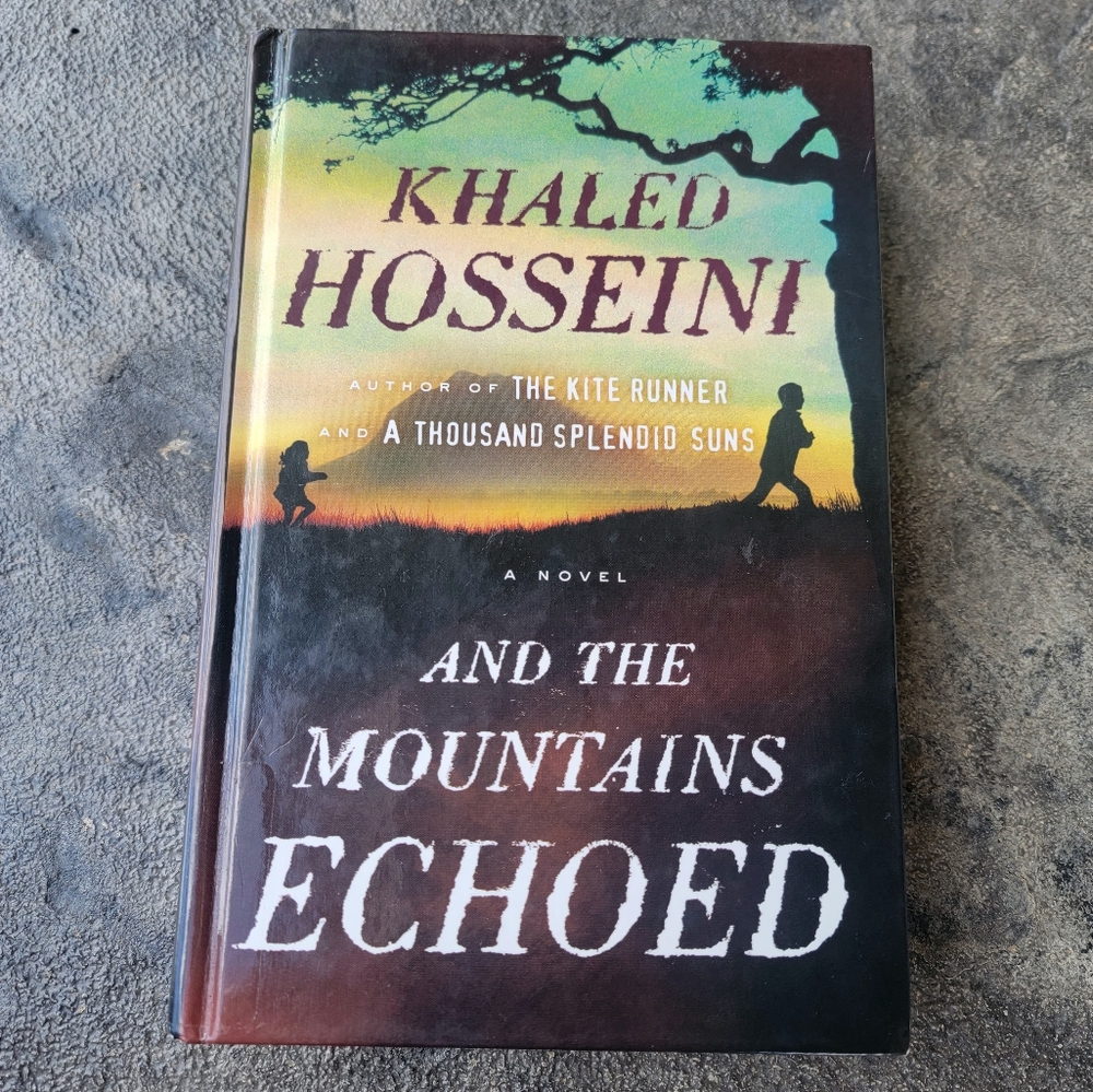 Large Print Hardback Book - And the Mountains Echoed by Khaled Hosseini